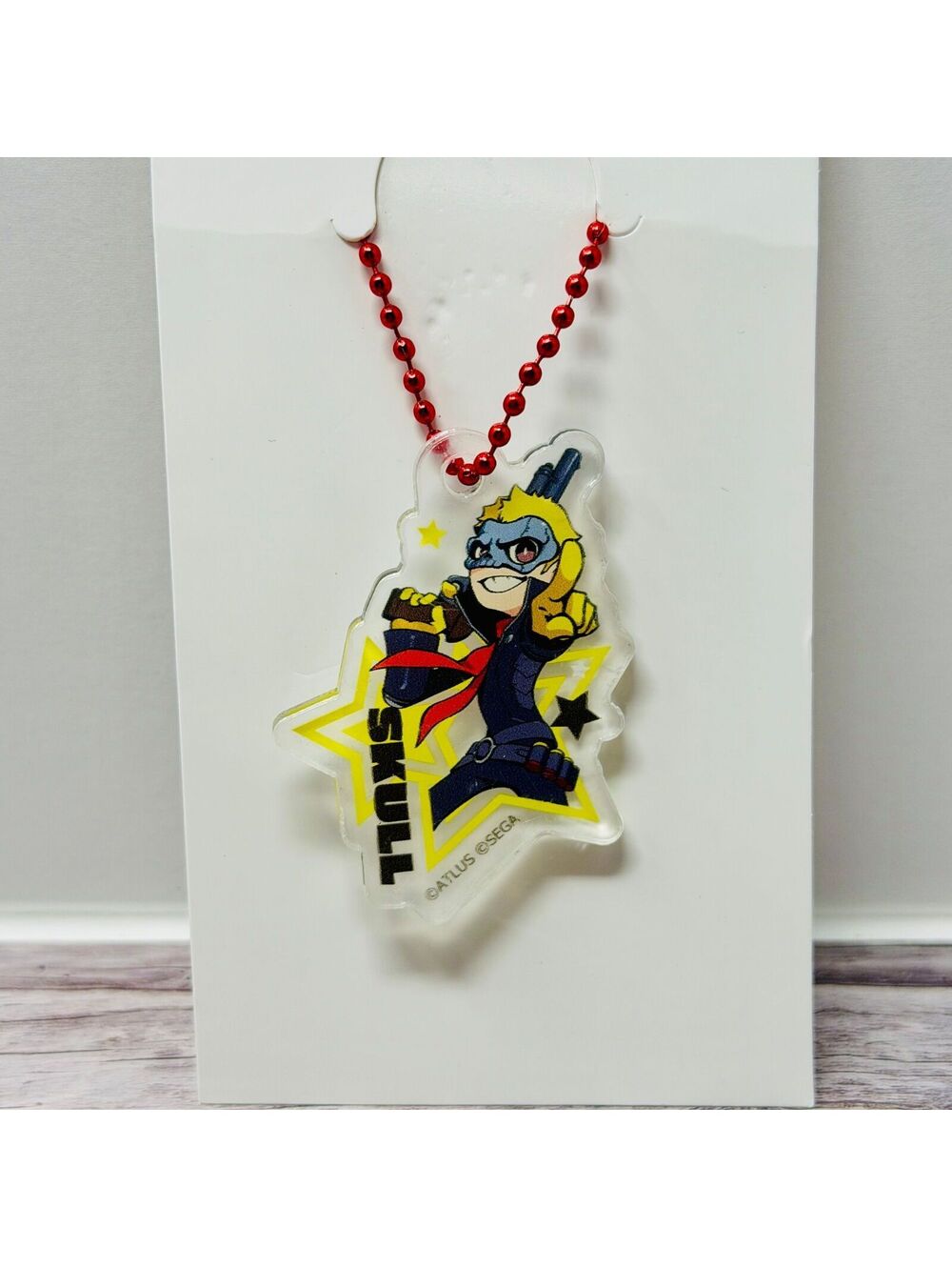 Persona 5 Tactica Skull Ryuji Acrylic Keychain Mini Official New Japan US Seller